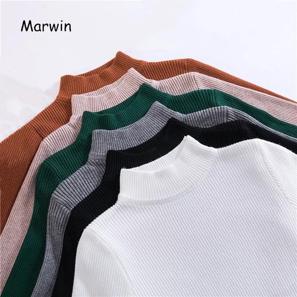 Marwin New-coming Autumn Winter Turtleneck Pullovers Sweaters