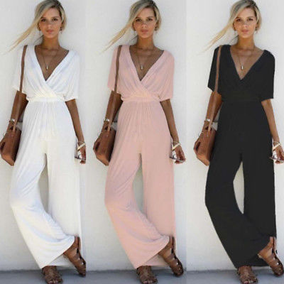 arrival Women Neck Loose Playsuit Party