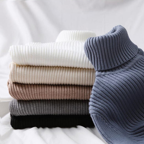 GUMPRUN Winter Women Knitted Turtleneck Sweater