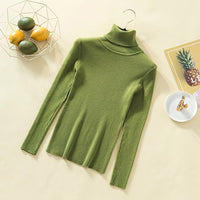 GUMPRUN Winter Women Knitted Turtleneck Sweater