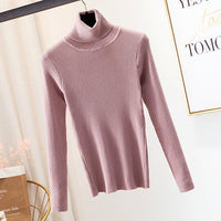 GUMPRUN Winter Women Knitted Turtleneck Sweater