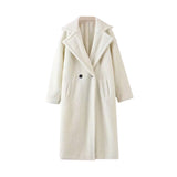 Winter Casual Solid Teddy Coat Women