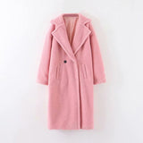 Winter Casual Solid Teddy Coat Women