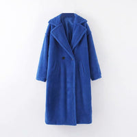 Winter Casual Solid Teddy Coat Women