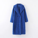 Winter Casual Solid Teddy Coat Women