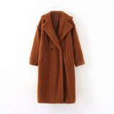 Winter Casual Solid Teddy Coat Women