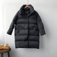 RICORIT 2019 New Winter Hooded Long Sleeve Solid