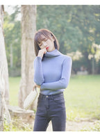 GUMPRUN Winter Women Knitted Turtleneck Sweater