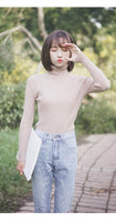 GUMPRUN Winter Women Knitted Turtleneck Sweater