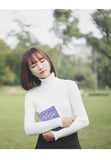 GUMPRUN Winter Women Knitted Turtleneck Sweater