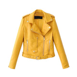 Autumn Women Slim Cool Lady Leather Jackets