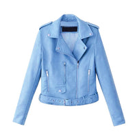 Autumn Women Slim Cool Lady Leather Jackets