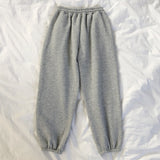 Mooirue Winter Women Harem Pants Stripes
