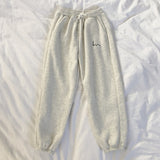 Mooirue Winter Women Harem Pants Stripes
