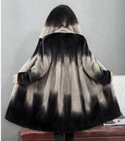 Women 2020 Winter Real Mink Fur Coat Natural