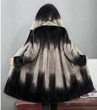 Women 2020 Winter Real Mink Fur Coat Natural