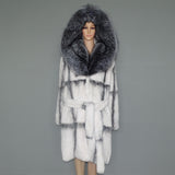 real fur coat natural fur  lexus rex rabbit fur coat woman