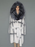 real fur coat natural fur  lexus rex rabbit fur coat woman