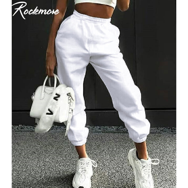Rockmore Harajuku Joggers Wide Leg SweatPants Women Trousers