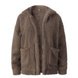 Elegant Faux Fur Coat Women