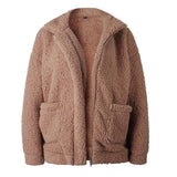 Elegant Faux Fur Coat Women