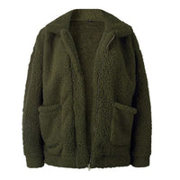 Elegant Faux Fur Coat Women