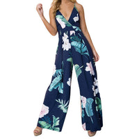 bodysuit Women Summer Sleeveless Strip Jumpsuit