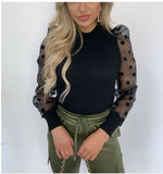 Women Spring Mesh Puff