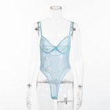 Cryptographic hot sale sheer lace bodysuit women
