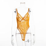 Cryptographic hot sale sheer lace bodysuit women