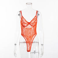 Cryptographic hot sale sheer lace bodysuit women