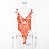 Cryptographic hot sale sheer lace bodysuit women