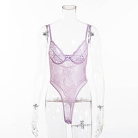 Cryptographic hot sale sheer lace bodysuit women