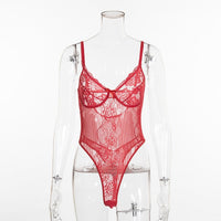 Cryptographic hot sale sheer lace bodysuit women