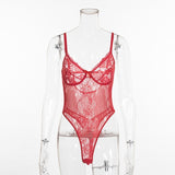 Cryptographic hot sale sheer lace bodysuit women