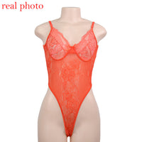 Cryptographic hot sale sheer lace bodysuit women