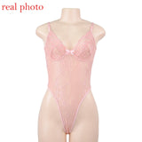 Cryptographic hot sale sheer lace bodysuit women