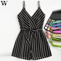 Womail bodysuit Women Summer Sleeveless Strappy Short Playsuits