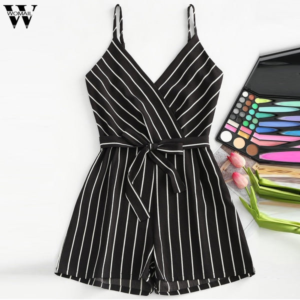 Womail bodysuit Women Summer Sleeveless Strappy Short Playsuits